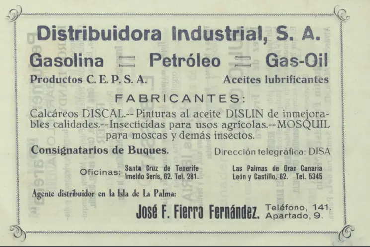 Programa Bajada de La Virgen, 1945.